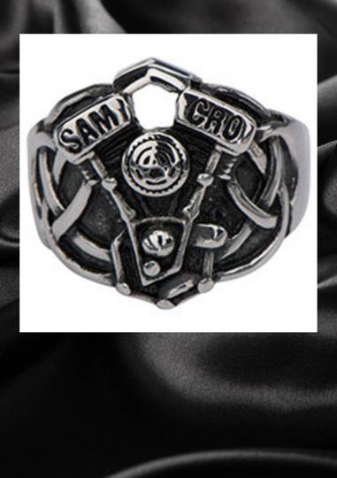 Son's of Anarchy Stainless Steel Celtic Engine Ring